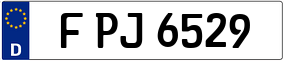 Truck License Plate